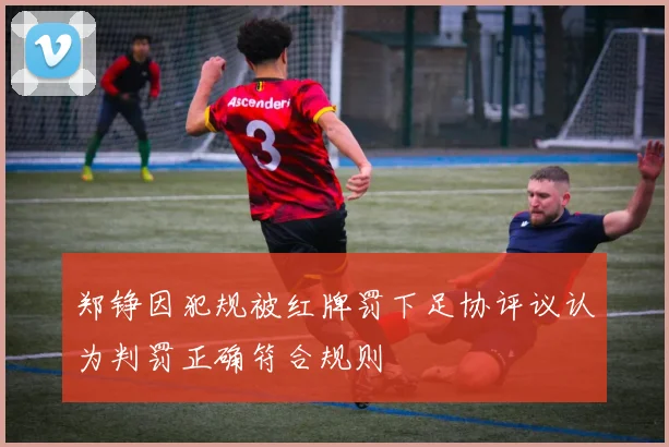 郑铮因犯规被红牌罚下足协评议认为判罚正确符合规则